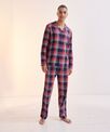 SF Men's tartan lounge Set