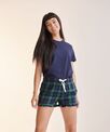 SF Women's tartan frill shorts