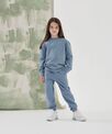 SF Minni Kids sustainable fashion curved hem sweatshirt