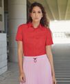 Fruit of the Loom Ladyfit poplin short sleeve shirt