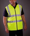 Yoko Hi-vis reversible fleece bodywarmer