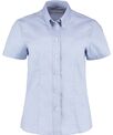 Kustom Kit Women's corporate Oxford blouse short-sleeved (tailored fit)