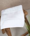 Towel City Organic bath towel with printable border