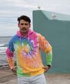 Colortone Rainbow tie-dye hoodie