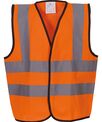 Yoko Kids hi-vis 2 b&b waistcoat