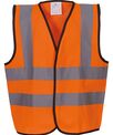 Yoko Kids hi-vis 2 b&b waistcoat