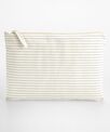 Westford Mill Striped organic accessory pouch