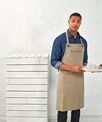 Premier Barley' contrast stitch sustainable bib apron