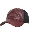 Flexfit by Yupoong Imitation suede leather trucker cap