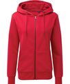 Asquith & Fox Women's zip-through organic hoodie
