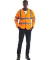 Uneek Long Sleeve Hi Vis Safety Waistcoat