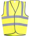 Uneek Childrens Hi Vis Waist Coat