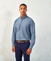Premier Men's Chambray shirt, organic and Fairtrade certified