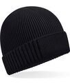 Beechfield Organic cotton engineered patch beanie