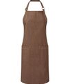 Premier Cotton denim bib apron, organic and Fairtrade certified